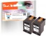 319635 - Peach Twin Pack Print-head black compatible with HP No. 62XL bk*2, C2P05AE*2