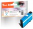 321060 - Peach Ink Cartridge cyan compatible with HP No. 912 C, 3YL77AE
